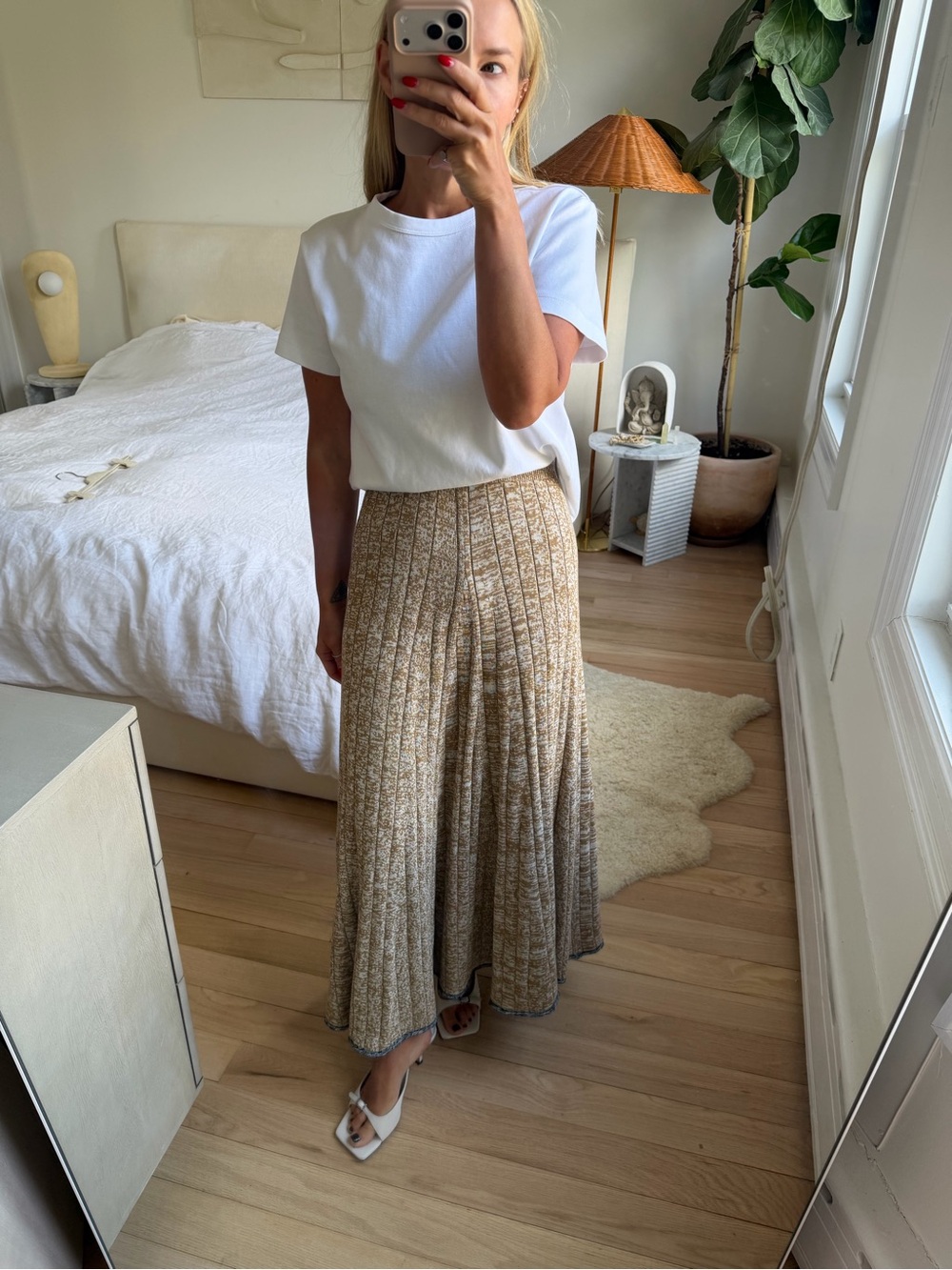Joseph Knit MIDI Skirt Size M